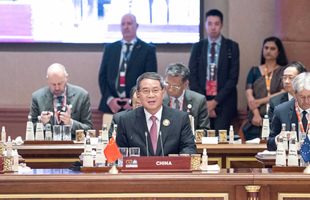 चीनी प्रधानमंत्री ने जी20 के 18वें शिखर सम्मेलन में भाग लिया